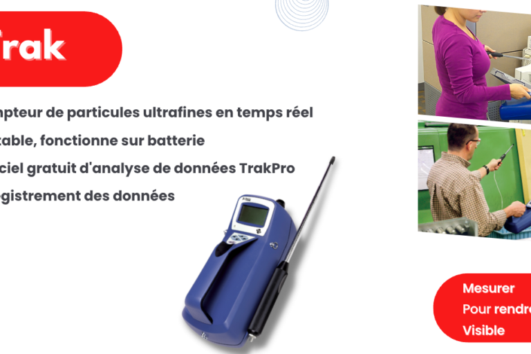 LVMAIR Compteur de particules ultrafines P-Trak de TSI LVMAIR Compteur de particules ultrafines P-Trak de TSI