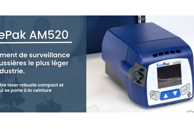 Photomètre d’aérosols personnel SidePak AM520 de TSI Photomètre d'aérosols personnel SidePak AM520 de TSI