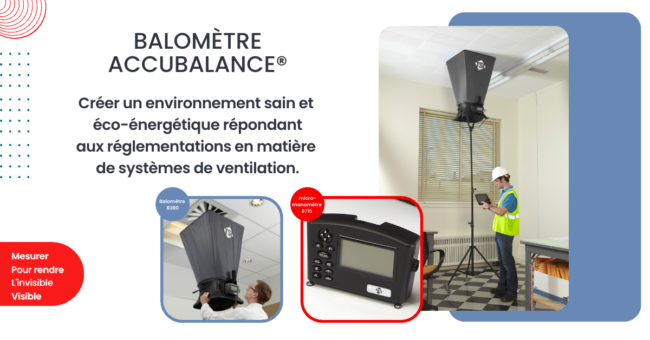 LVMAIR Balomètre Accubalance 8380 TSI + micromanomètre amovible
