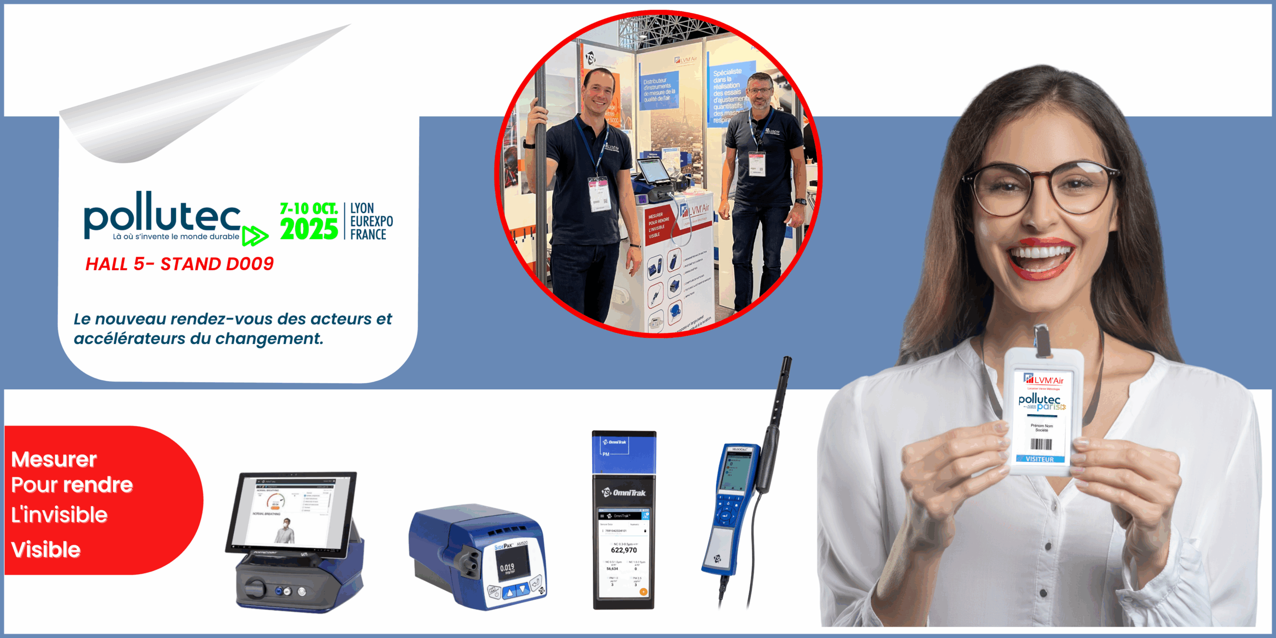 POLLUTEC 2025 Compteur de particules