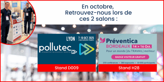 Salons octobre 2025 Compteur de particules